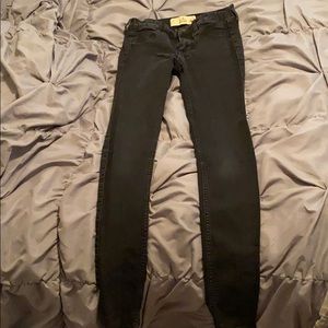 All black denim jeans SIZE 1 only worn once!